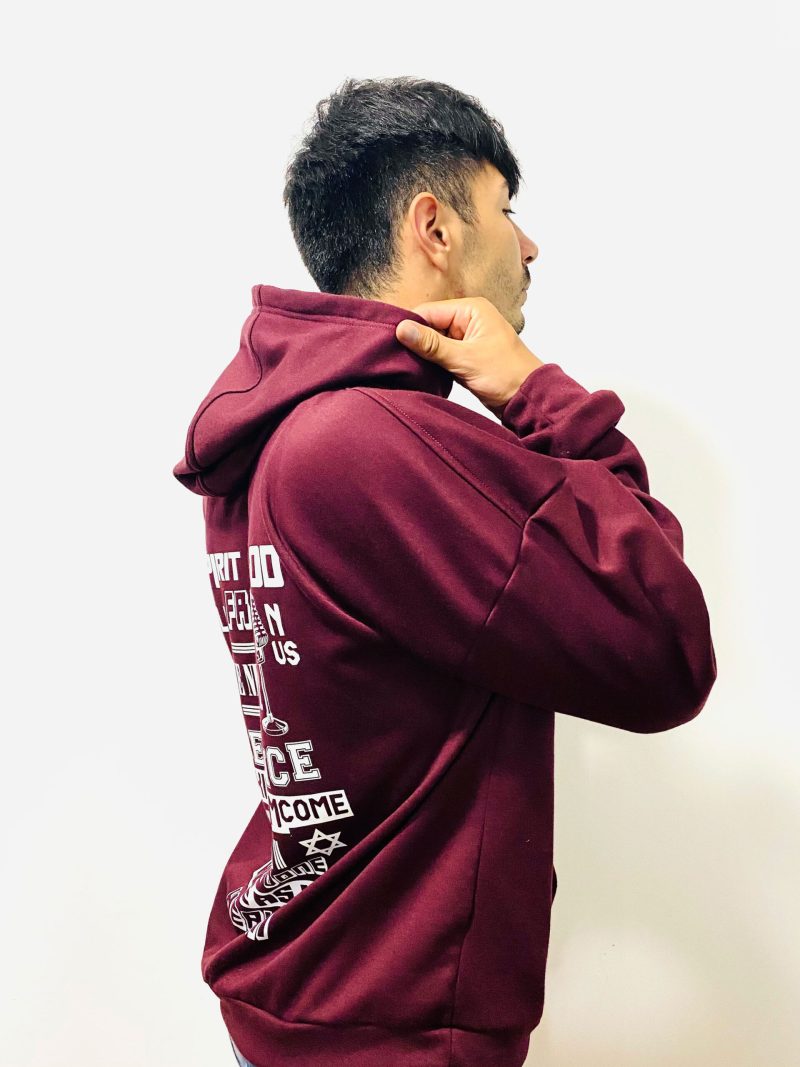 Oversize Estampado En Espalda Unisex